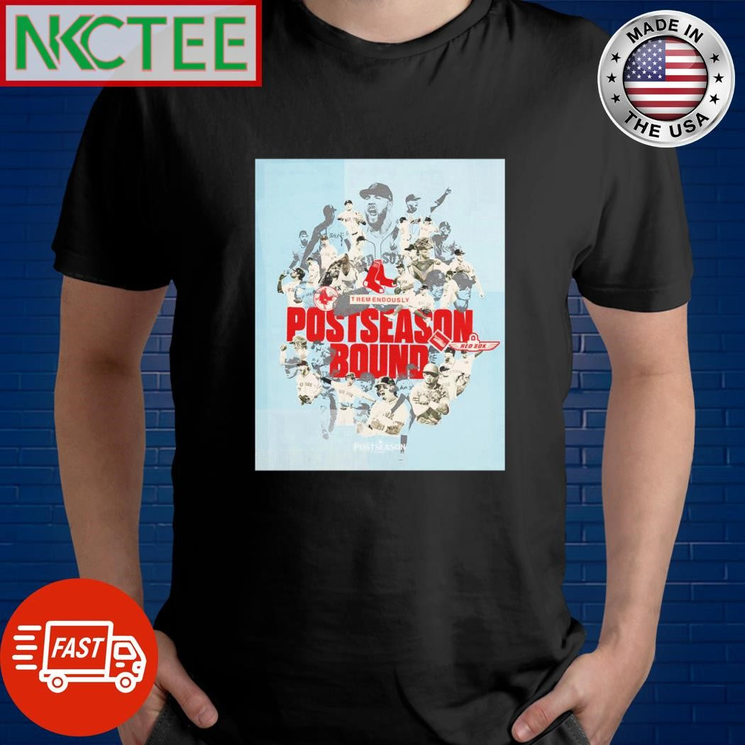 Boston Red Sox Baseball Postseason 2025 Bound photo shirt