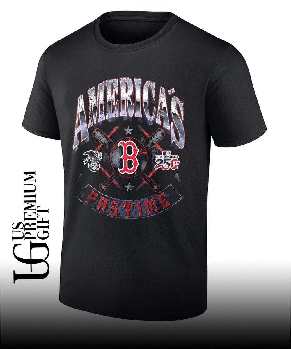 Boston Red Sox baseball Americana 250th Pastime celebrating logo shirt