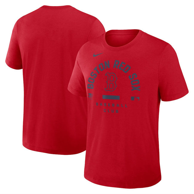Boston Red Sox Red Collection Early Work Tri-Blend Dri-FIT T-Shirt
