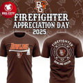 Bowling Green Falcons Firefighter Appreciation 2025 NCAA Gameday Two Sided Shirt