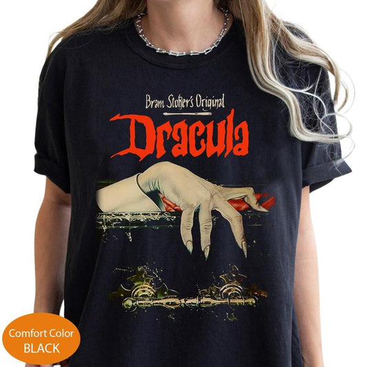 Bram Stoker's Original Dracula Comfort Color Shirt, Cotton Unisex Shirt, Crew Neck, Size S- 4XL, Gift for Men, Gift for Women, Crew Neck T-shirt, Trending T-shirt