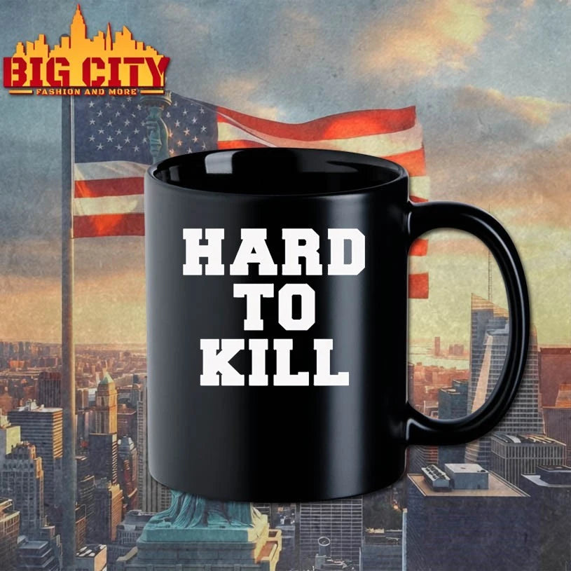 Brian Bosworth hard to kill text shirt