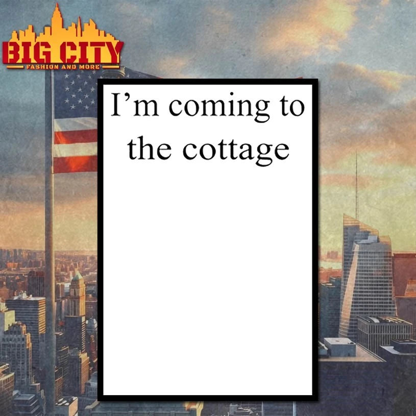 Bright Bazaar Wearing I’m Coming To The Cottage shirt