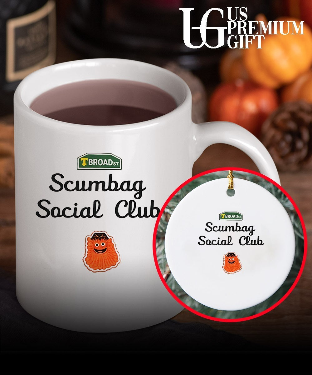 Broad street scumbag social club Philadelphia Flyers T-shirt