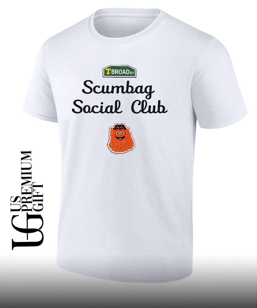 Broad street scumbag social club Philadelphia Flyers T-shirt