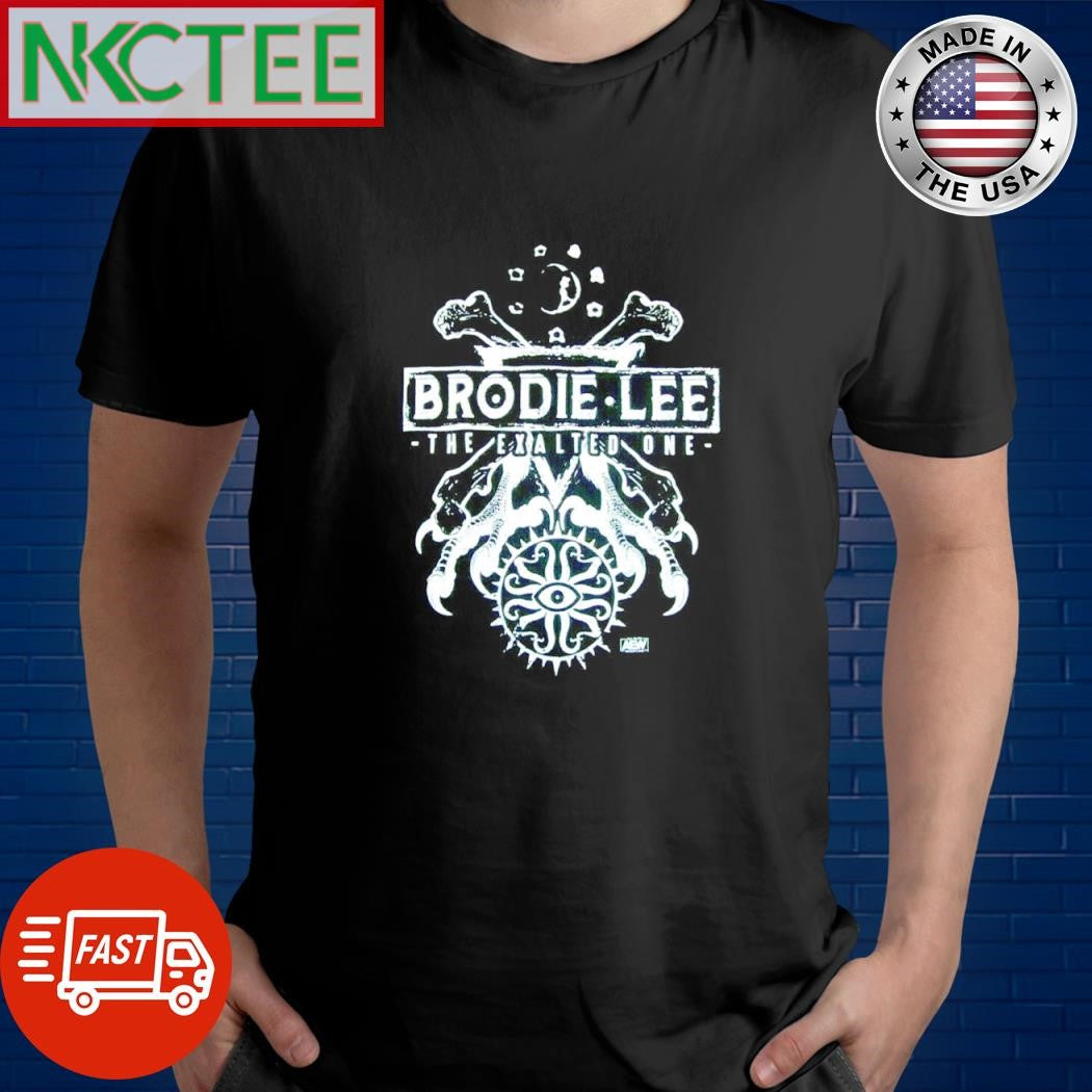 Brodie Lee The Exalted One paint AEW shirt