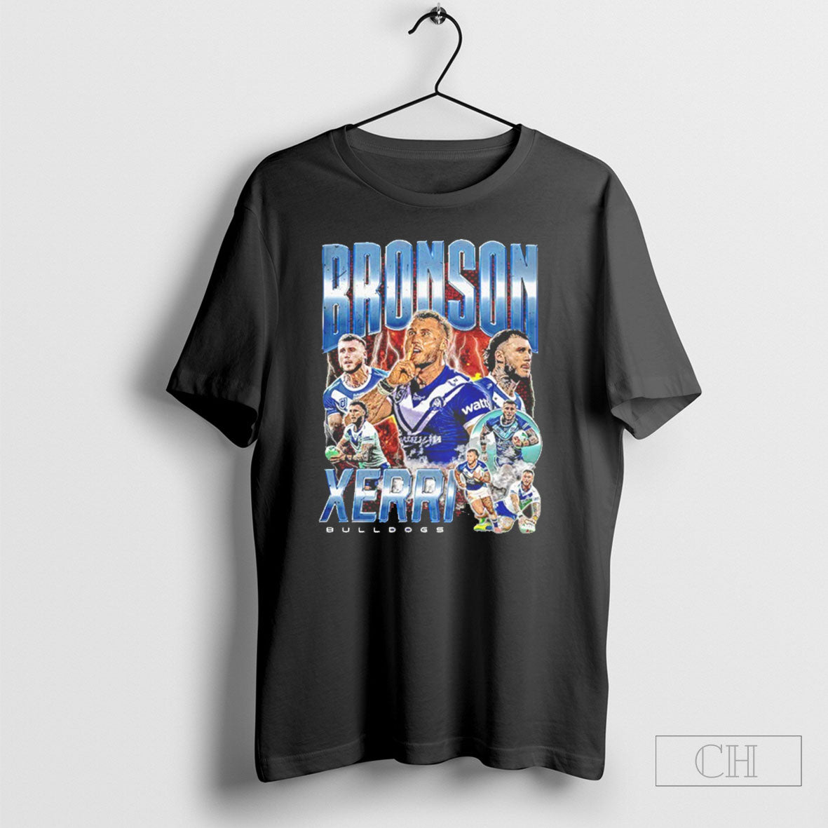 Bronson Xerri Canterbury Bankstown Bulldogs Nrl Graphic Shirt Tee