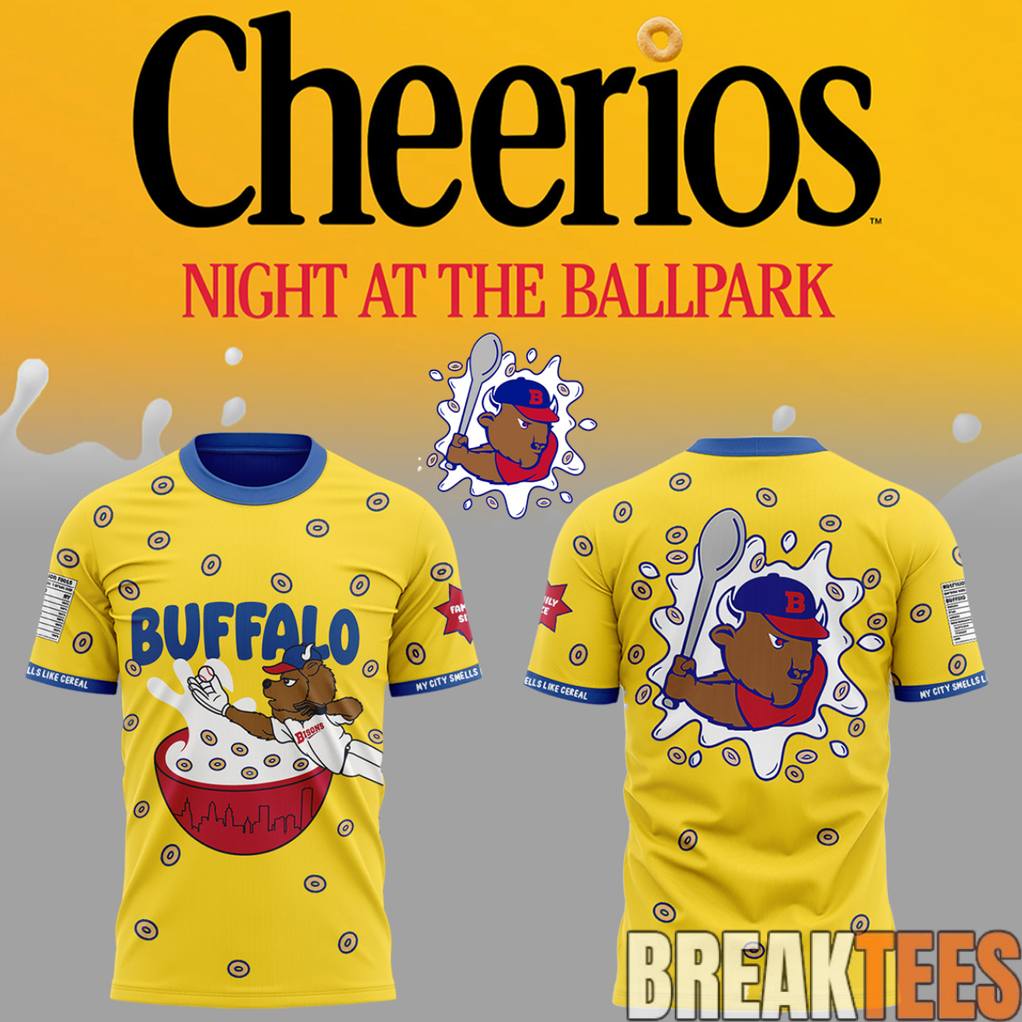 Buffalo Bisons Cheerios Night at the Ballpark T-Shirt