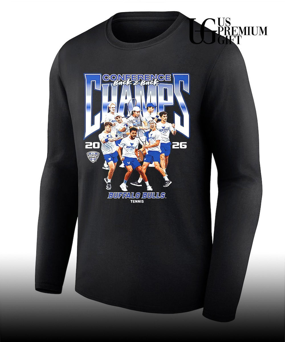 Buffalo Bulls Tennis Men’s back 2 back Conference Champs shirt