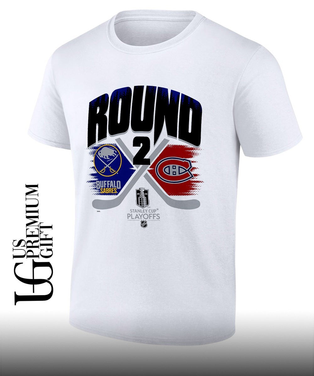 Buffalo Sabres vs Montreal Canadiens 2026 Stanley Cup Playoffs Round two Matchup shirt