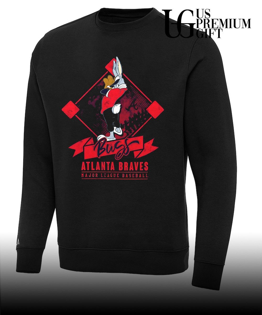 Bugs Bunny Pitch Atlanta Braves baseball shirt