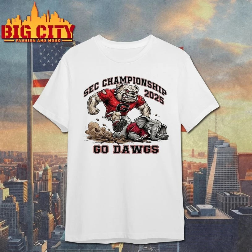 Official Bulldogs 2025 SEC Champions Go Dawgs shirt