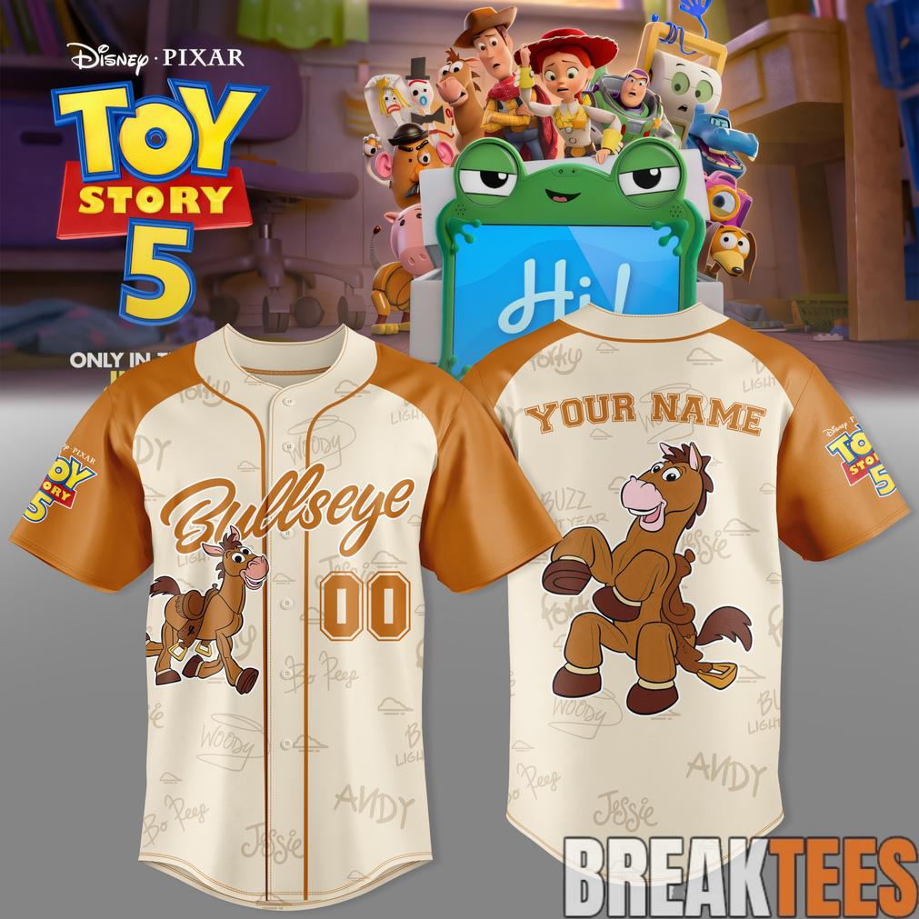 Bullseye Custom Baseball Jersey – Toy Story 5 Edition