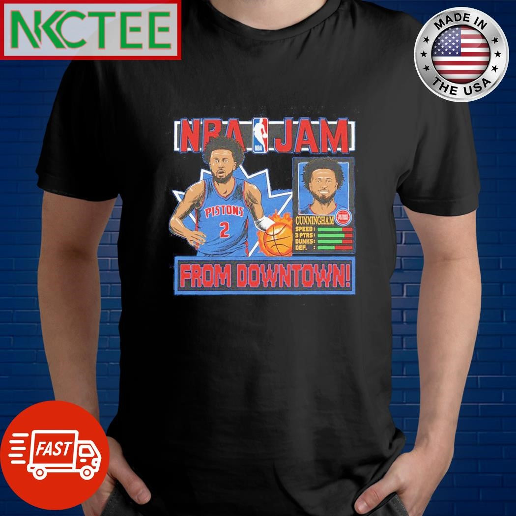 Cade Cunningham Detroit Pistons NBA Jam From Downtown Expansion 2.0 shirt
