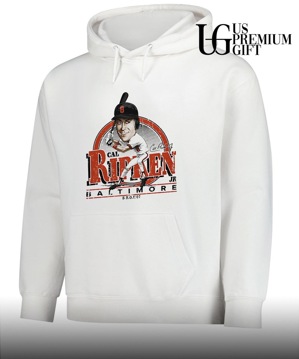 Cal Ripken Jr. player Baltimore Bruce baseball signature caricature shirt