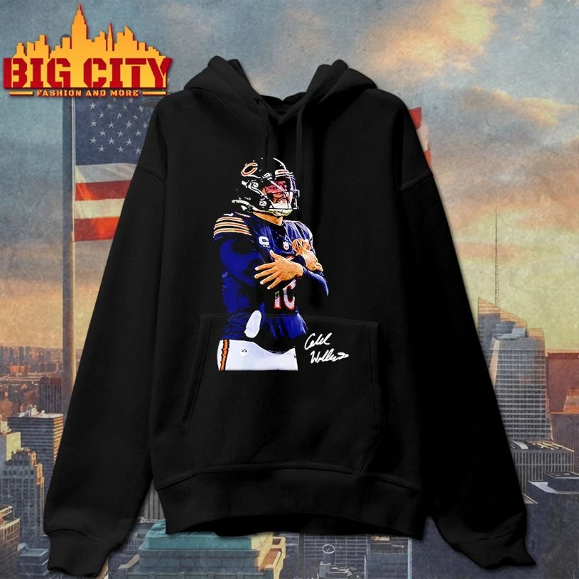 Caleb Williams Cold Chicago Football signature shirt