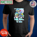 Calm Down Ladies Your Alpha Is Here pixel shirt
