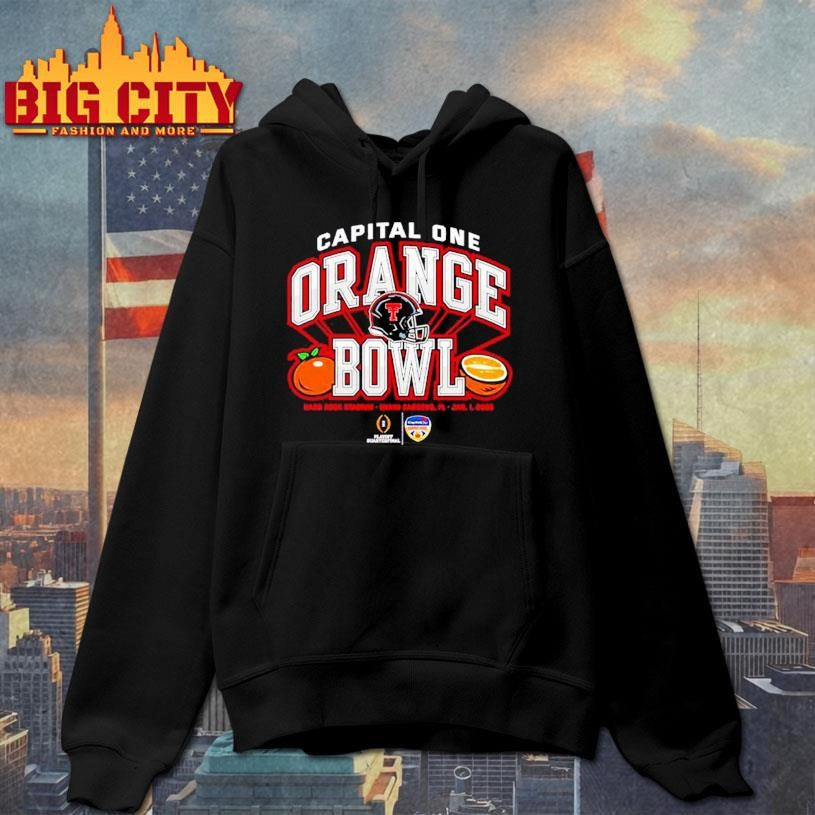 Capital One Orange Bowl 2026 CFP Texas Tech Red Raiders helmet Shirt