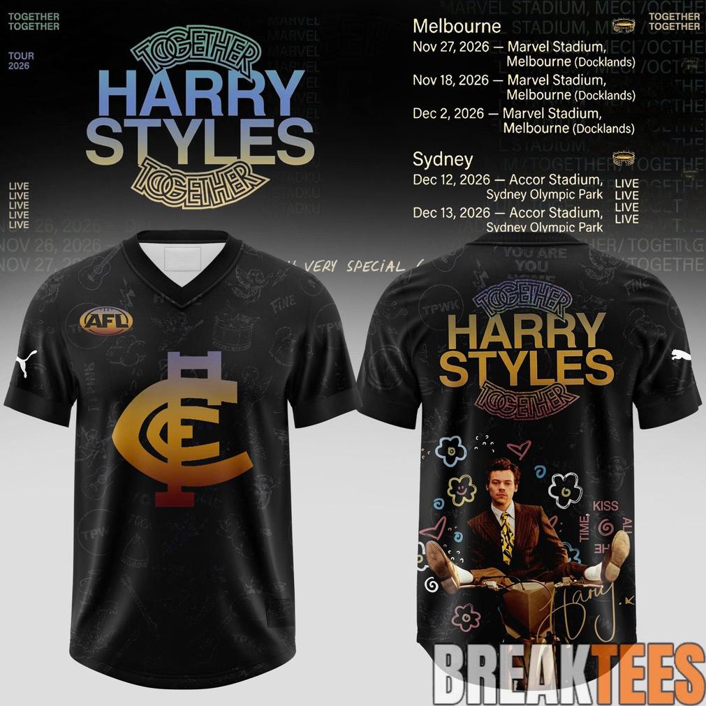 Carlton Blues Football x Harry Styles Together Together Tour 2026 Football Jersey