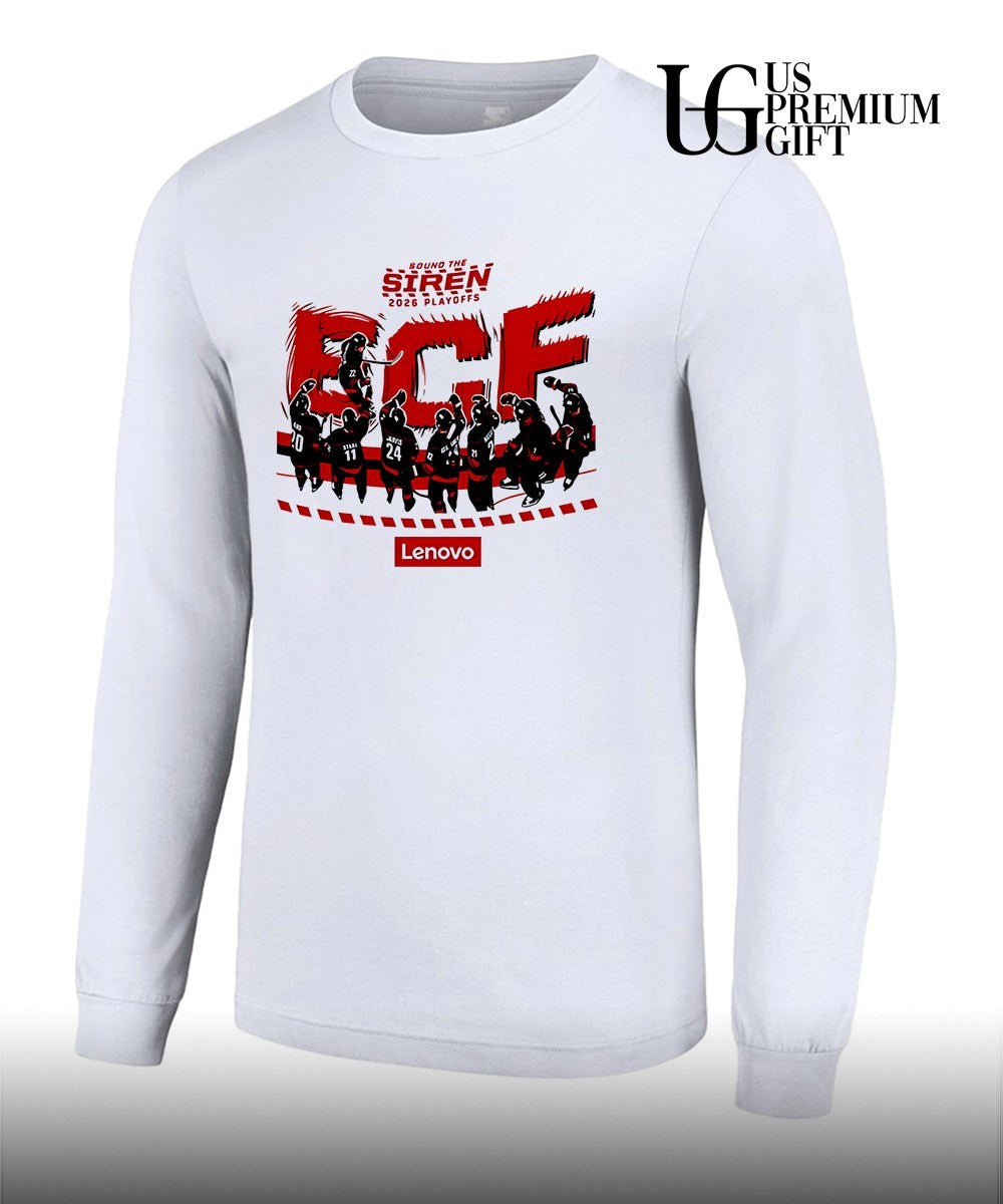 Carolina Hurricanes Sound The Siren 2026 Playoffs Ecf Lenovo shirt