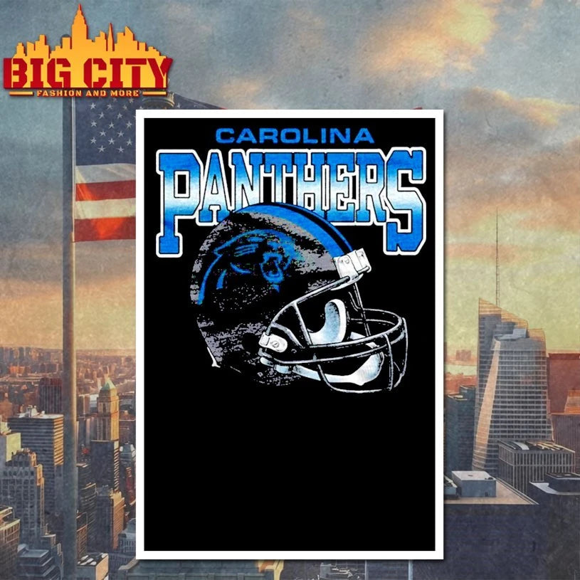Carolina Panthers Gradient Helmet Shirt