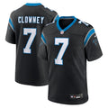 Carolina Panthers #7 Jadeveon Clowney Game Jersey - Black Style 1