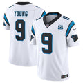 Carolina Panthers #9 Bryce Young White 2024 30th Anniversary Patch F.U.S.E. Vapor
