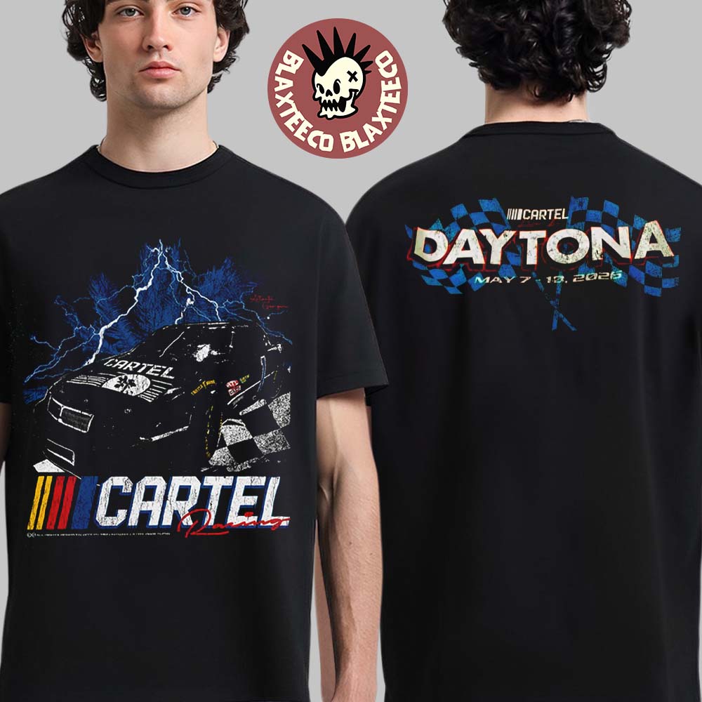 Cartel Band Welcome To Rockville 2026 Festival Limited Edition Merch From May 7 To 10 2026 Daytona NASCAR Style Cartel Racing T-Shirt