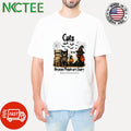 Cats Because People Are scary Creepy Halloween shirt