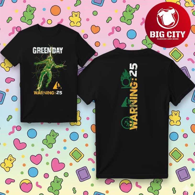 Celebrate the 20th Anniversary of Green Day’s Warning Album Two Sided Shirt