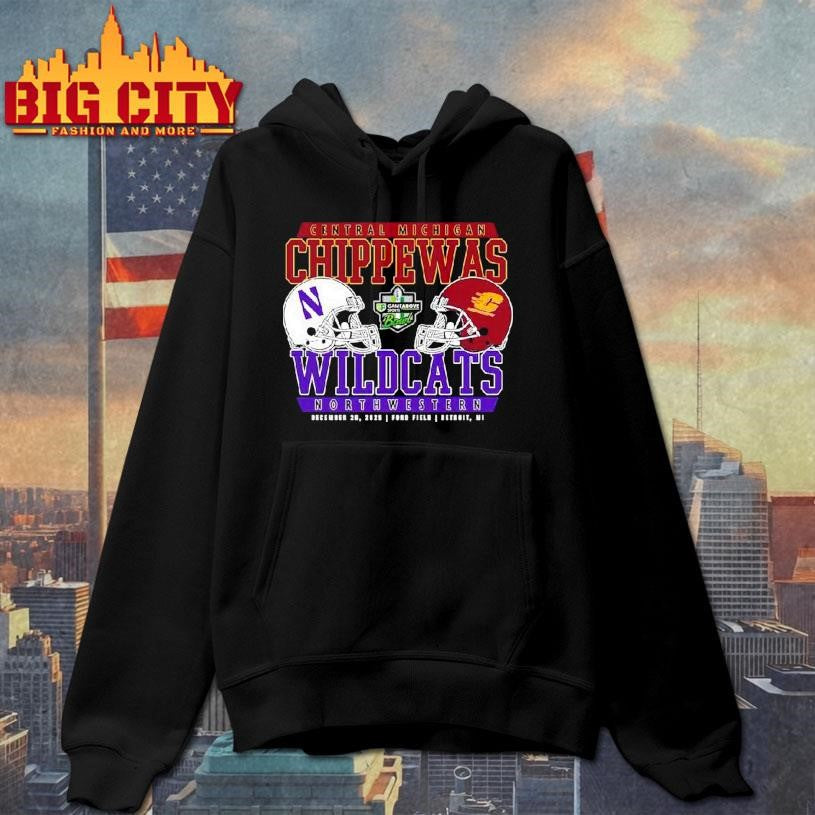 Central Michigan Chippewas Vs Northwestern Football Gameabove Sports Bowl Shirt