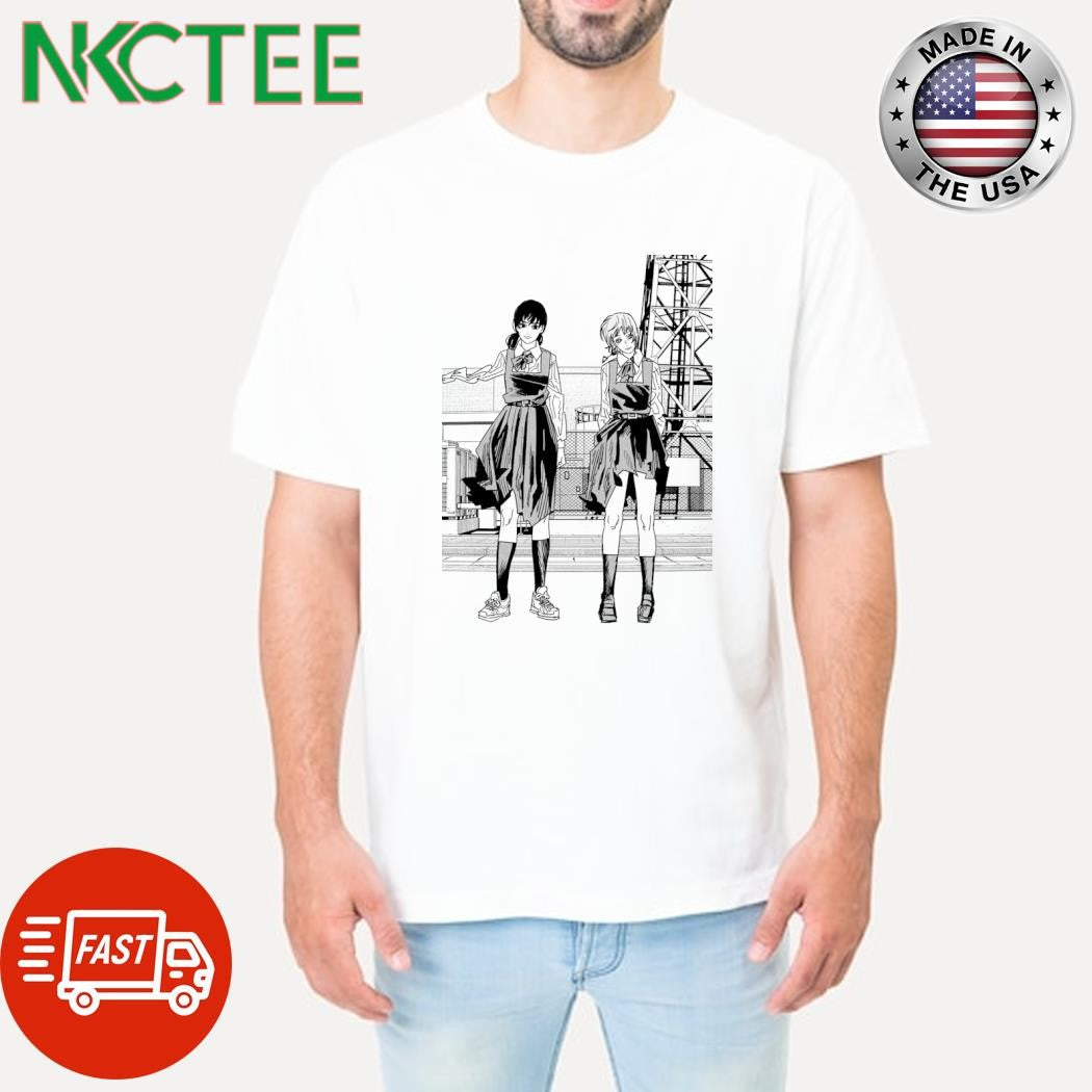 Chainsaw Man Asa Mitaka and Fami shirt