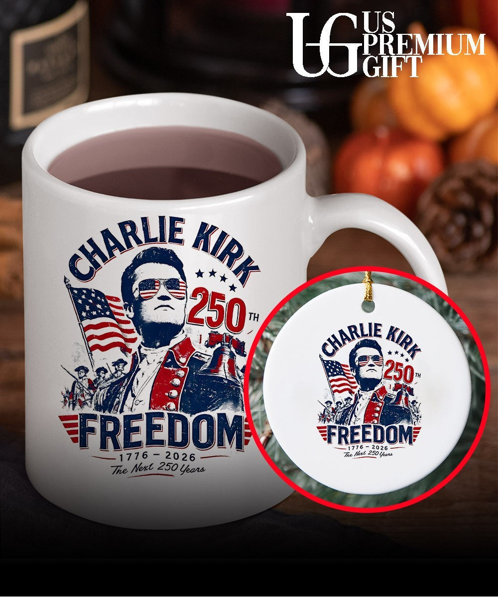 Charlie Kirk Freedom USA 250th Anniversary 1776-2026 shirt