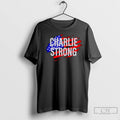Charlie Strong Usa Flag T Shirts