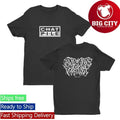 Chat Pile Masks Sifting Black Two Sided Shirt