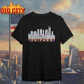 Chicago Football All Time Legends Chicago City Skyline shirt