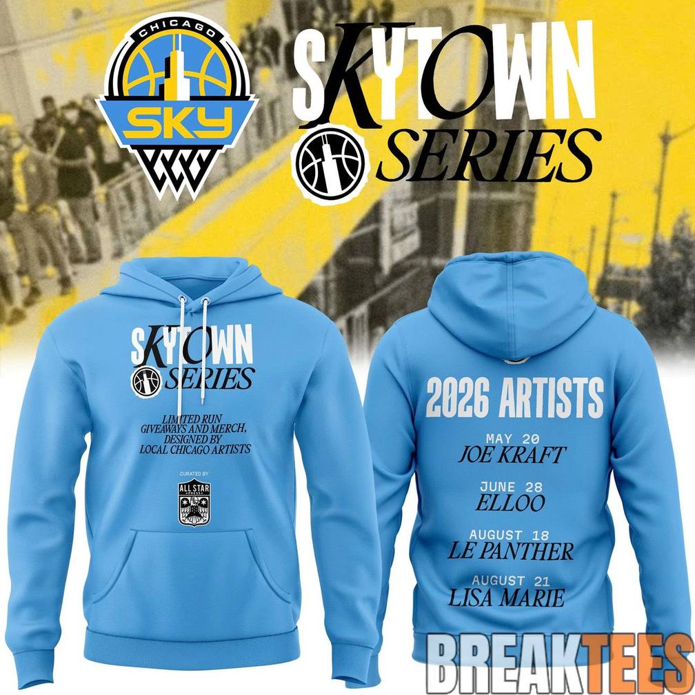 Chicago Sky 2026 Skytown Series Hoodie