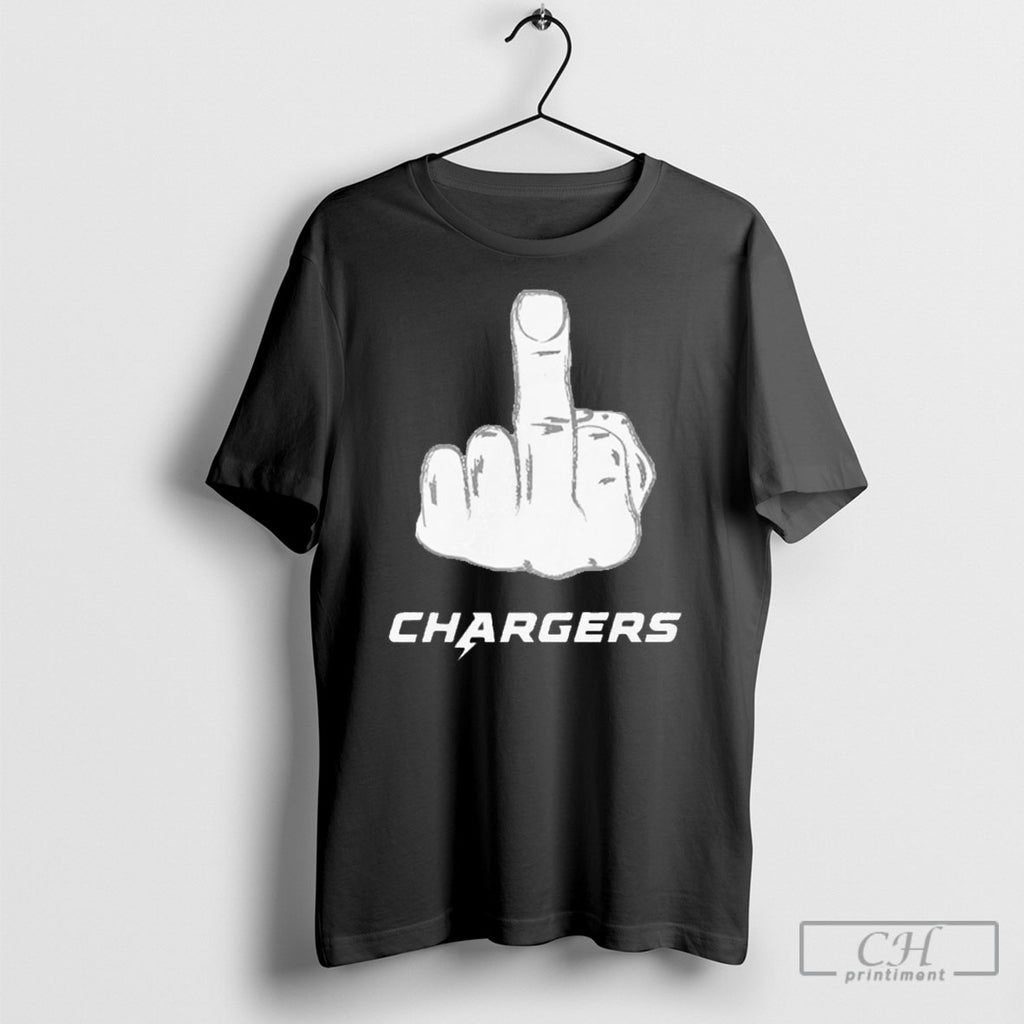 Chief Middle Finger Chargers 2025 T Shirt
