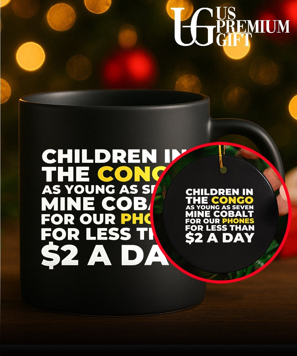 Children in the congo as young as seven mine cobalt for our phones for less than 2 a day shirt