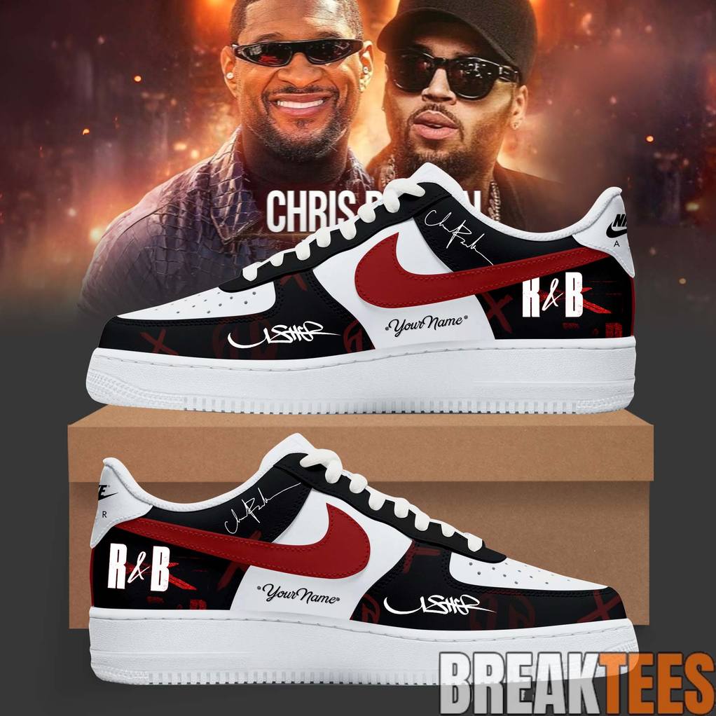 Chris Brown x Raymond Usher RB Tour 2026 Custom Air Force 1