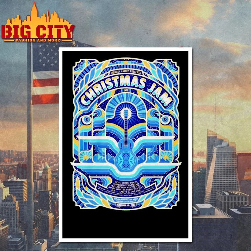 Christmas Jam Asheville 25 Gallen Dec 13Rd 2025 North Carolina Poster shirt