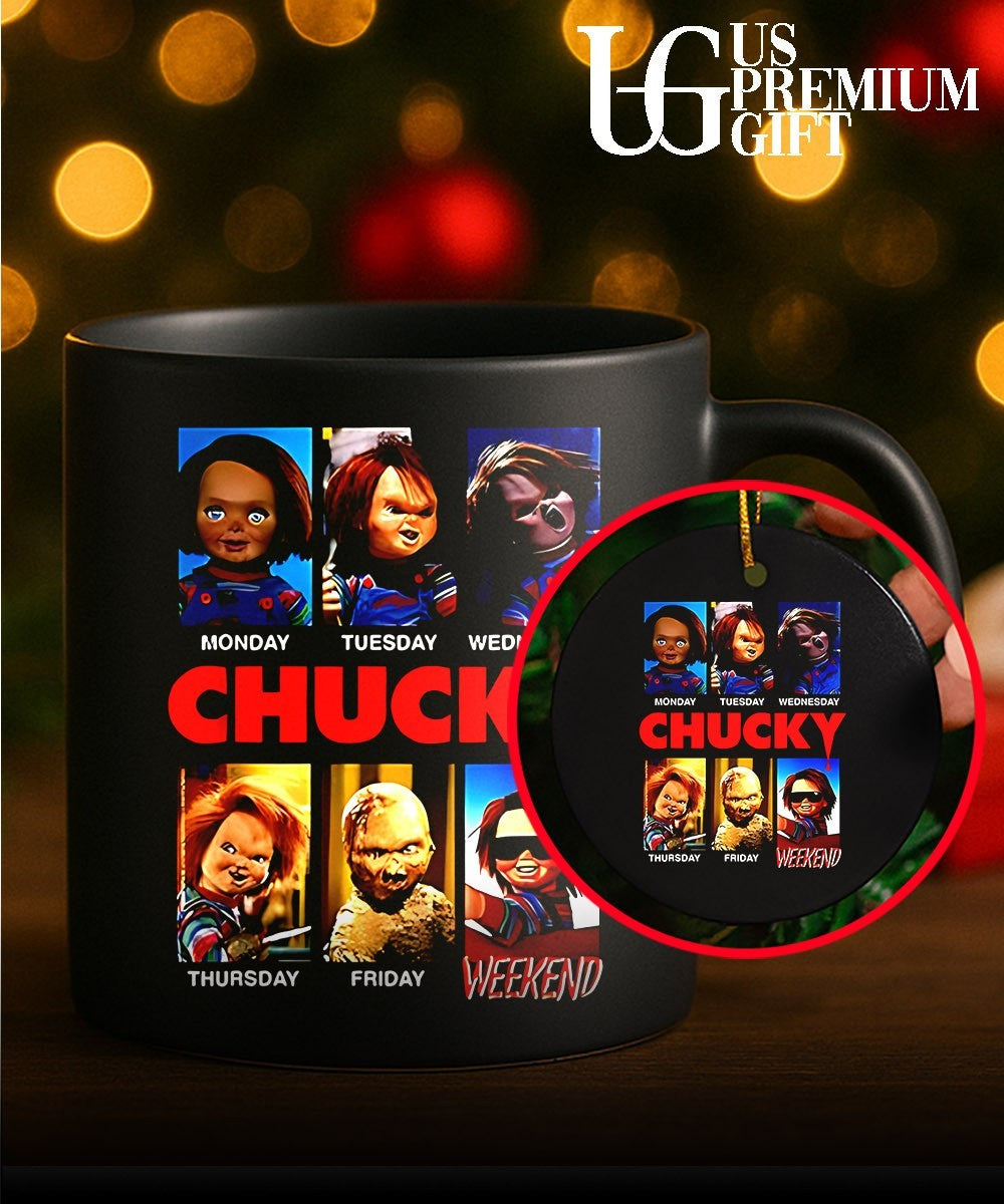 Chucky Days of The Week Moods shirt