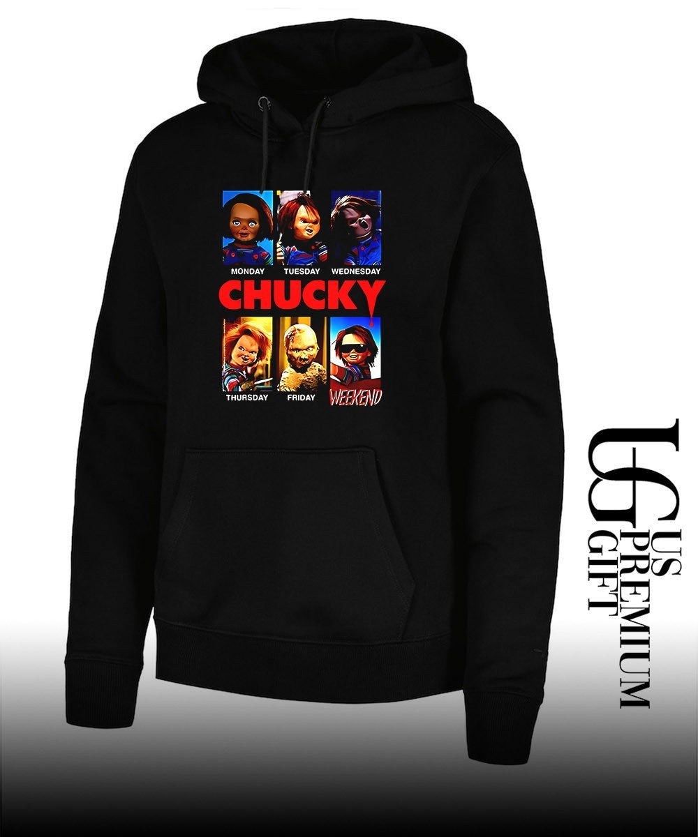 Chucky Days of The Week Moods shirt