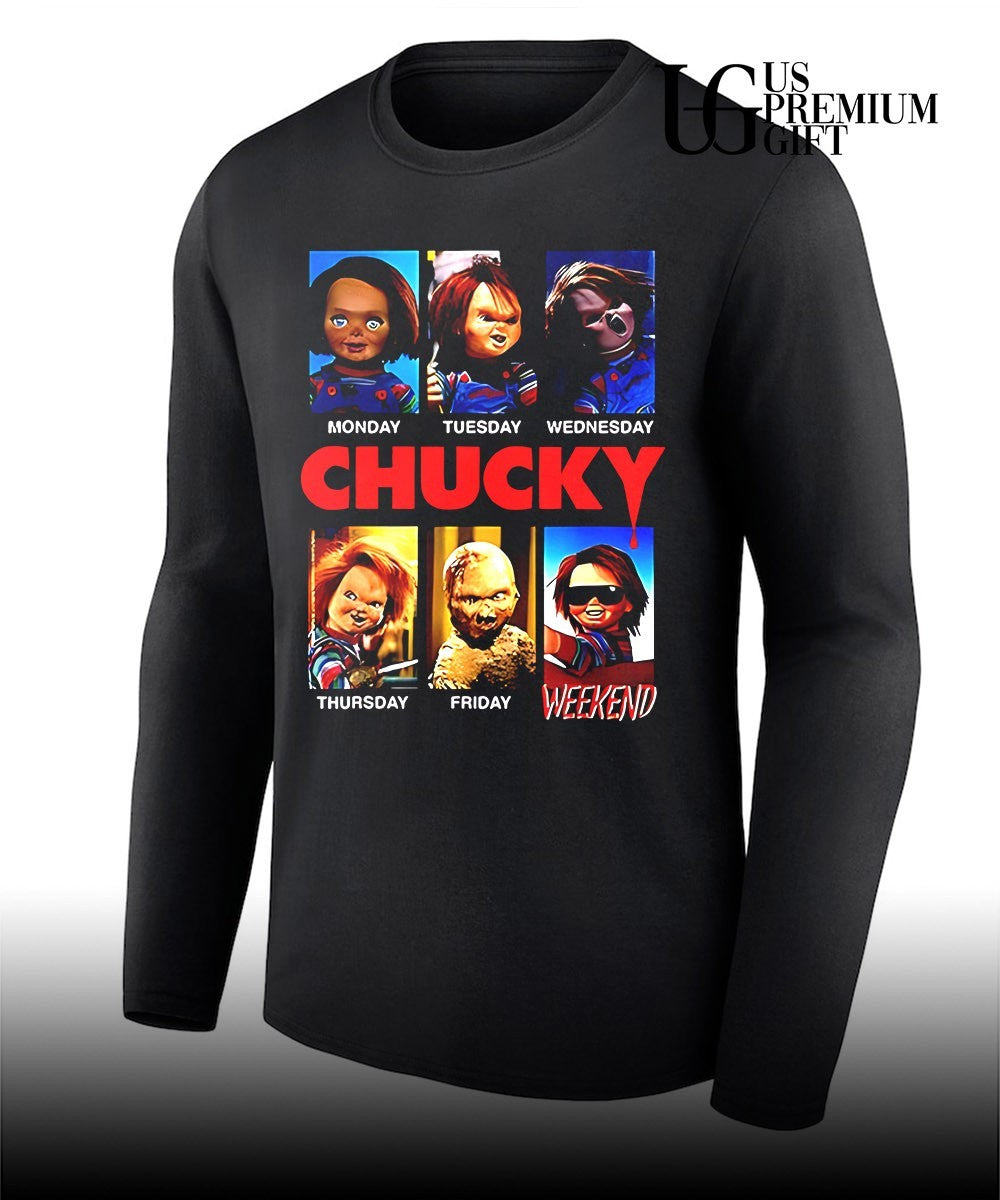 Chucky Days of The Week Moods shirt