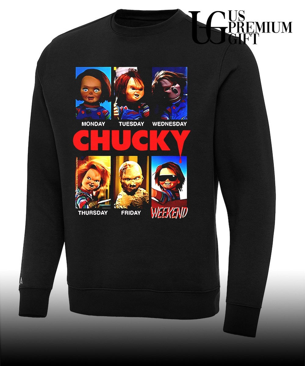 Chucky Days of The Week Moods shirt