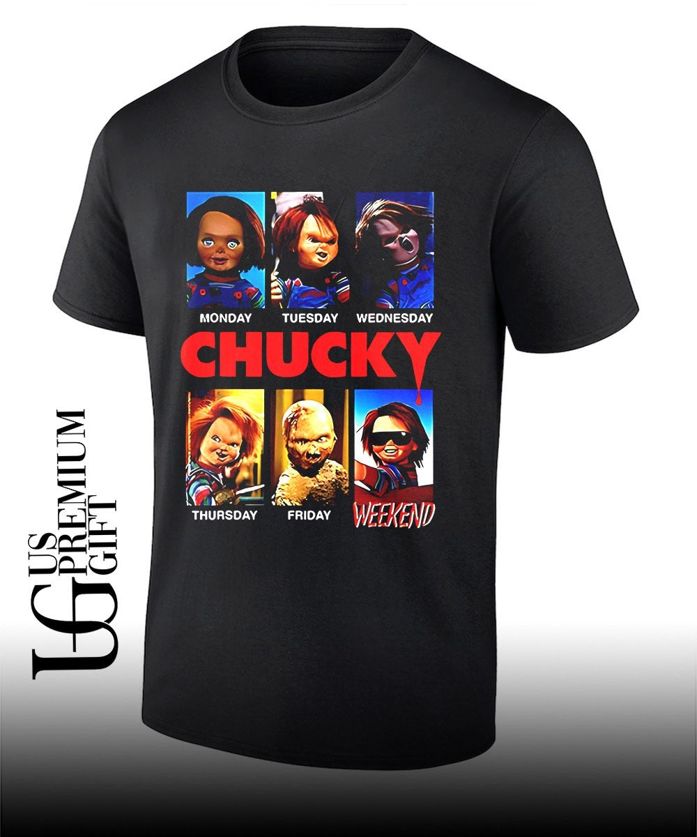 Chucky Days of The Week Moods shirt