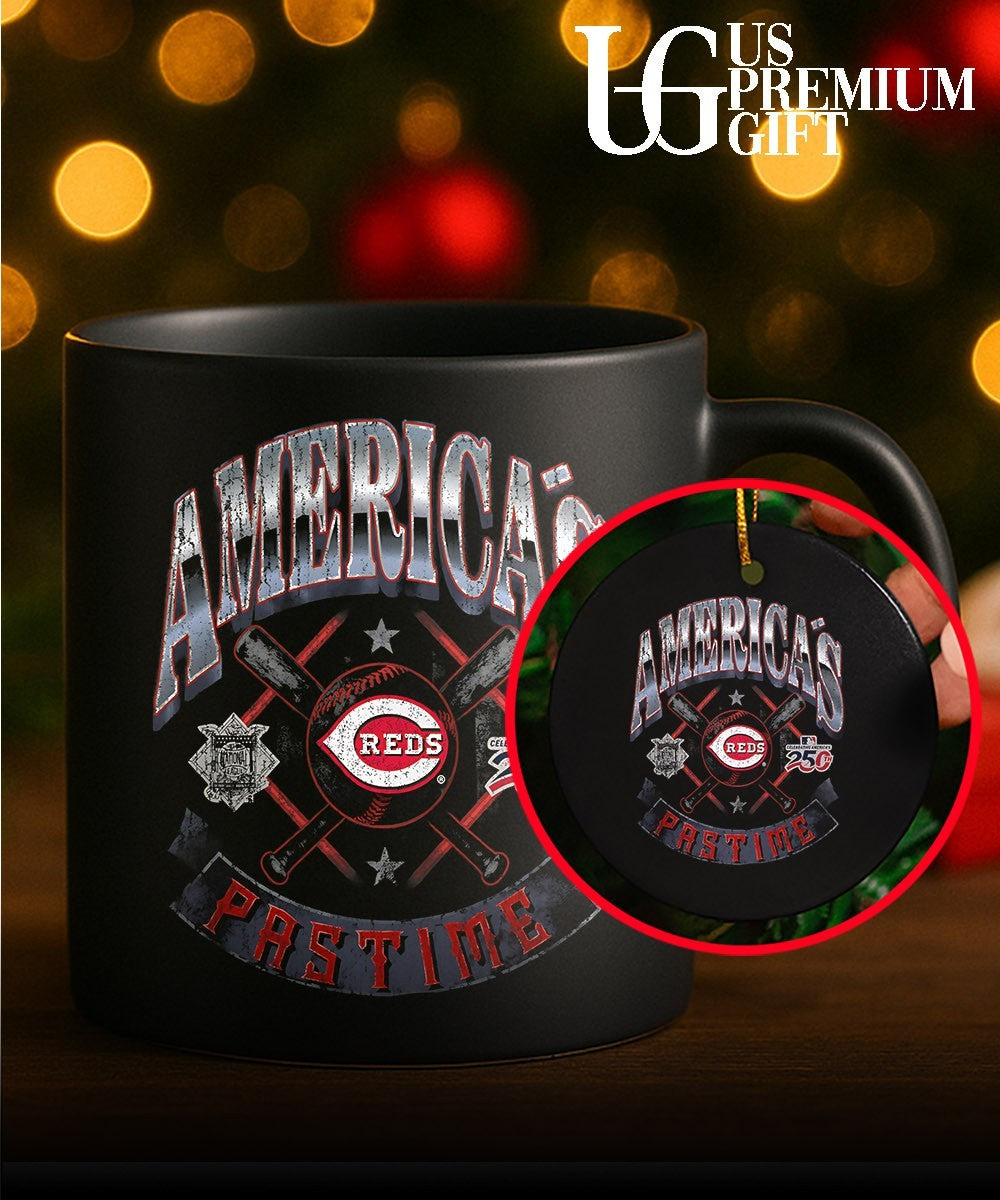Cincinnati Reds baseball Americana 250th Pastime celebrating logo shirt