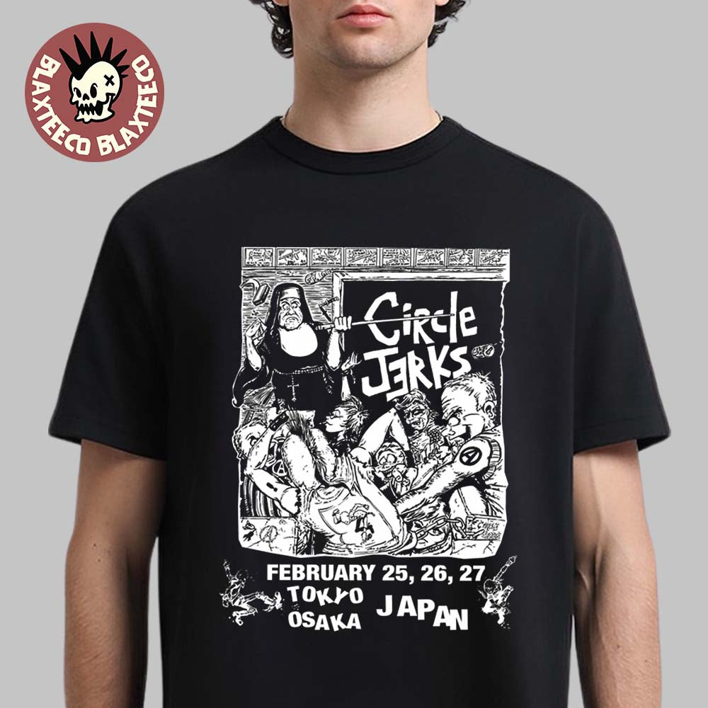 Circle Jerks Japan Tour 2026 Merch Classroom T-Shirt