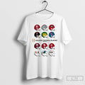 Classic 2025 Cfp Field Toy Team Helmets College Football Playoff 2025 2026 T Shirts Sweater