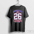 Classic 2026 32 2 Arizona Wildcats Big 12 Tournament Champions All Signatures T Shirts Sweater